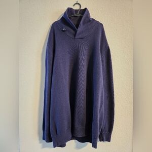 J. Hilburn Men’s navy knit sweater size XLT